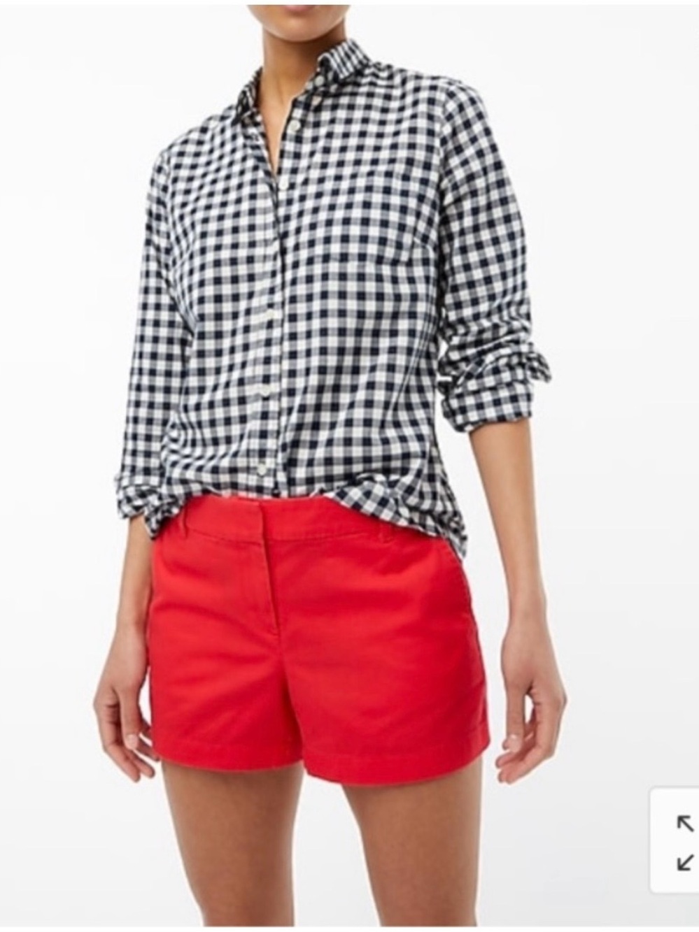 J. Crew 3.5” Classic Chino Short - Bright Red